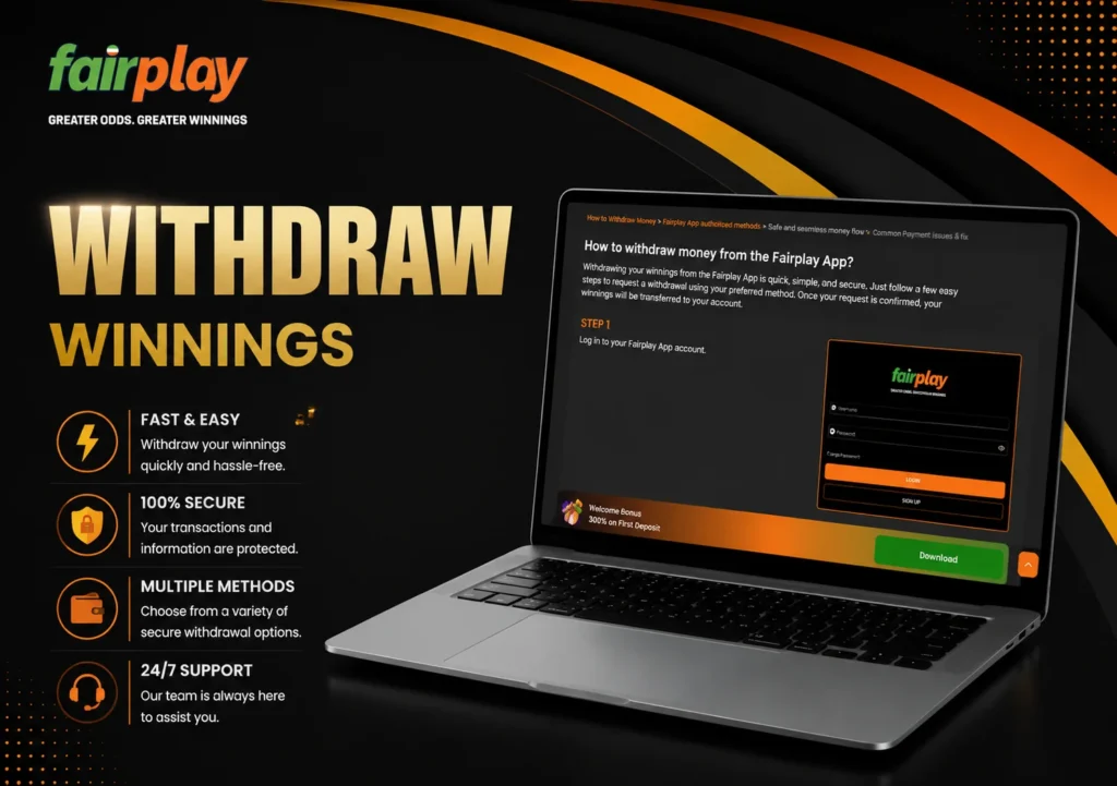 Withdrawal Winnings